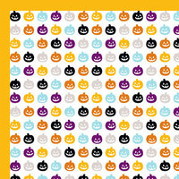 American Crafts - Halloween Collection - 12 x 12 Double Sided Paper - Charms, CLEARANCE