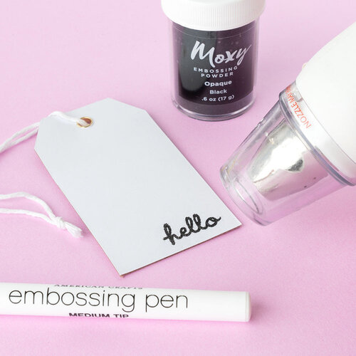 American Crafts Moxy Embossing Powders Embossing Pen
