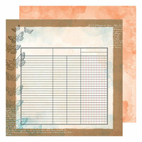 American Crafts - Field Notes Collection - 12 x 12 Double Sided Paper - Collect and Document