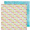 American Crafts - Field Notes Collection - 12 x 12 Double Sided Paper - Happy Heart