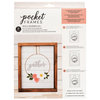 American Crafts - Details 2 Enjoy Collection - Pocket Frames Kit - 8 x 10 - Do-It-Yourself - Gather Wreath