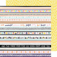 American Crafts - Shine On Collection - 12 x 12 Double Sided Paper - Even Out