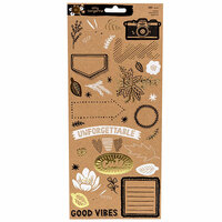 American Crafts - Shine On Collection - Cardstock Stickers - Gold Foil