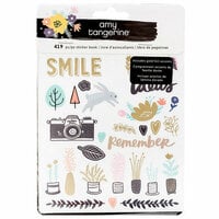 American Crafts - Shine On Collection - Sticker Book - Holographic Foil