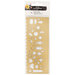 American Crafts - Shine On Collection - 6 Inch Ruler Stencil