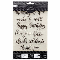 Kelly Creates - Clear Acrylic Stamps - Traceable - Bouncy - Celebration