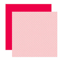American Crafts - I Heart You Collection - 12 x 12 Double Sided Paper - Boo Bear, CLEARANCE