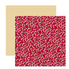 American Crafts - Merrymint Collection - Christmas - 12 x 12 Double Sided Paper with Foil Accents - Candy Stripe, CLEARANCE