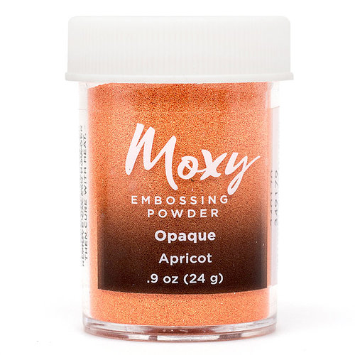 American Crafts - Moxy Embossing Powder - Opaque - Apricot - .9 Ounce
