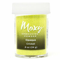 American Crafts - Moxy Embossing Powder - Opaque - Cricket - .9 Ounce