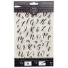 Kelly Creates - Clear Acrylic Stamps - Traceable - Bouncy - Alphabet
