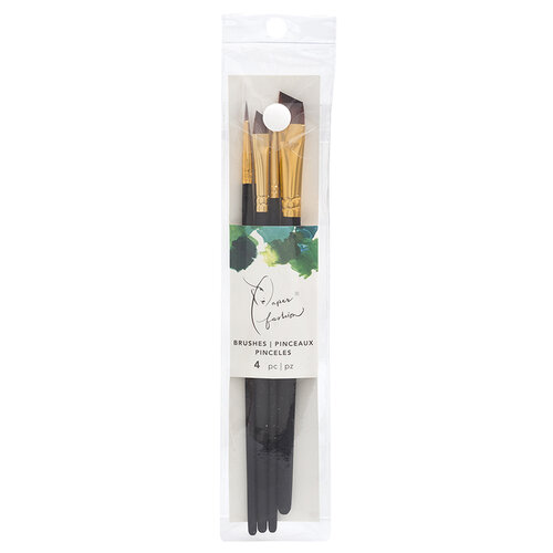 American Crafts - Paper Fashion Collection - Paint Brush Set 2 - Variety