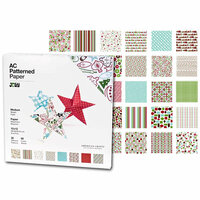 American Crafts - 12 x 12 Patterned Paper Pack - 60 Sheets - Jolly