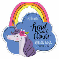 American Crafts - Head in The Clouds Collection - Shaped Sticker Book