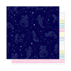 American Crafts - Head in The Clouds Collection - 12 x 12 Double Sided Paper - Look To The Stars