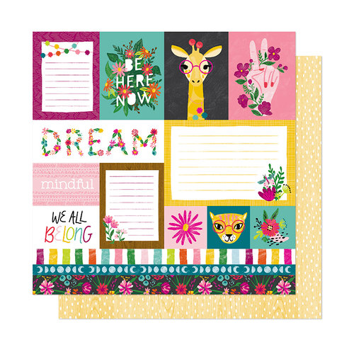 American Crafts - New Day Collection - 12 x 12 Double Sided Paper - Dreamer