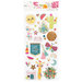 American Crafts - New Day Collection - Chipboard Stickers with Foil Accents