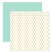 American Crafts - Blue Skies Collection - 12 x 12 Double Sided Paper - Sunny Day, CLEARANCE
