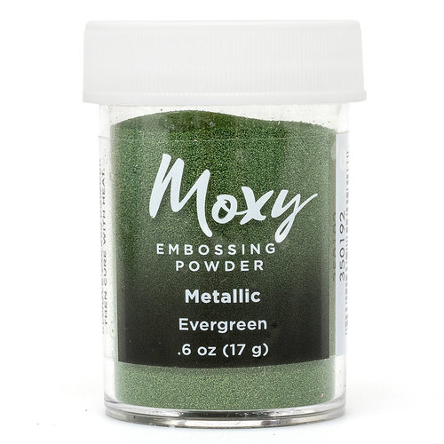 American Crafts - Moxy Embossing Powder - Metallic - Evergreen - .6 Ounce