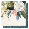 1 Canoe 2 - Goldenrod Collection - 12 x 12 Double Sided Paper- Goldenrod Floral