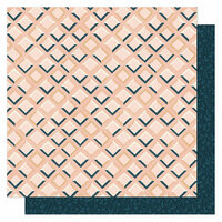 1 Canoe 2 - Goldenrod Collection - 12 x 12 Double Sided Paper- Pink Tile