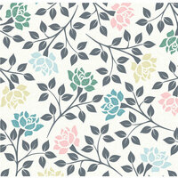 American Crafts - I Do Collection - 12 x 12 Double Sided Paper - Roses, CLEARANCE