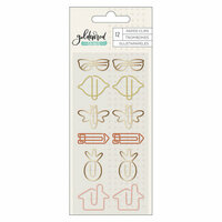 1 Canoe 2 - Goldenrod Collection - Shape Paper Clips