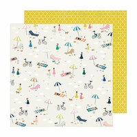 Crate Paper - Sunny Days Collection - 12 x 12 Double Sided Paper - Seaside