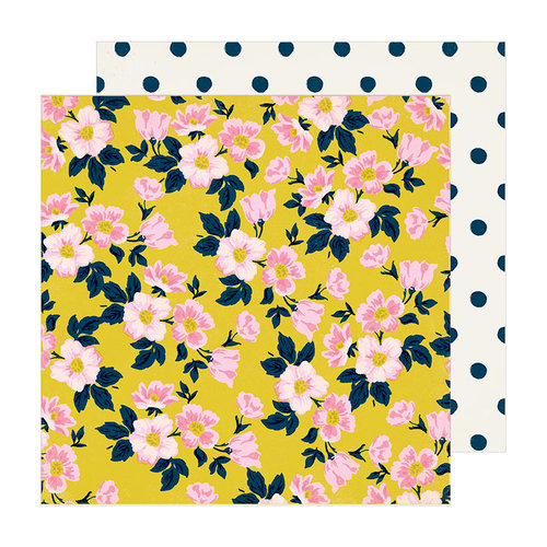 Crate Paper - Sunny Days Collection - 12 x 12 Double Sided Paper - Apple Blossom