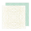 Crate Paper - Sunny Days Collection - 12 x 12 Double Sided Paper with Foil Accents - Solstice
