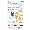 Maggie Holmes - Sunny Days Collection - Clear Sticker Book with Foil Accents