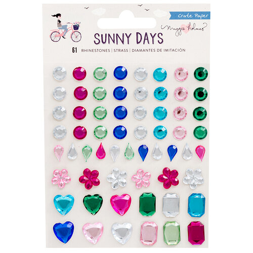 Crate Paper - Sunny Days Collection - Rhinestones