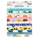 Crate Paper - Sunny Days Collection - 6 x 8 Paper Pad with Foil Accents