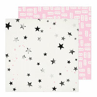 Crate Paper - All Heart Collection - 12 x 12 Double Sided Paper - Star Dust