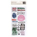 Crate Paper - All Heart Collection - Thickers - Puffy - Phrases and Icons - Dreamer