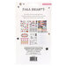 Crate Paper - All Heart Collection - Clear Sticker Book with Foil Accents