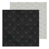 Crate Paper - Hey Pumpkin Collection - 12 x 12 Double Sided Paper - Scaredy Cat