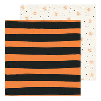 Crate Paper - Hey Pumpkin Collection - 12 x 12 Double Sided Paper - Beware