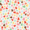 American Crafts - Dear Lizzy Spring Collection - 12 x 12 Double Sided Paper with Glitter Accents - Honeydew Hop, CLEARANCE