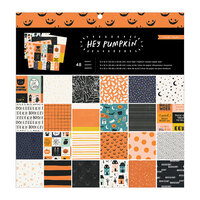 Crate Paper - Hey Pumpkin Collection - 12 x 12 Paper Pad