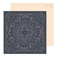 Crate Paper - Heritage Collection - 12 x 12 Double Sided Paper - Embroidered