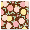 American Crafts - Dear Lizzy Spring Collection - 12 x 12 Fabric Paper - Apricot Afternoon, CLEARANCE