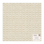 Crate Paper - Heritage Collection - 12 x 12 Specialty Paper - Gratitude with Gold Glitter Accents