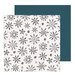 Crate Paper - Snowflake Collection - 12 x 12 Double Sided Paper - Winterscape