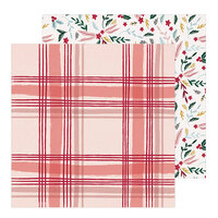 Crate Paper - Snowflake Collection - 12 x 12 Double Sided Paper - Cabin