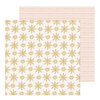Crate Paper - Snowflake Collection - 12 x 12 Double Sided Paper - Snowcapped