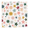 Crate Paper - Snowflake Collection - 12 x 12 Specialty Paper with Foil Accents - Joyous