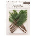 Crate Paper - Snowflake Collection - Embellishments - Pine Branches