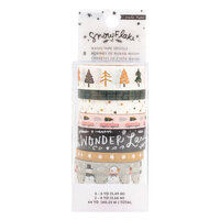 Crate Paper - Snowflake Collection - Washi Tape with Foil Accents