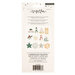 Crate Paper - Snowflake Collection - Embellishments - Layered Tags with Glitter Accents